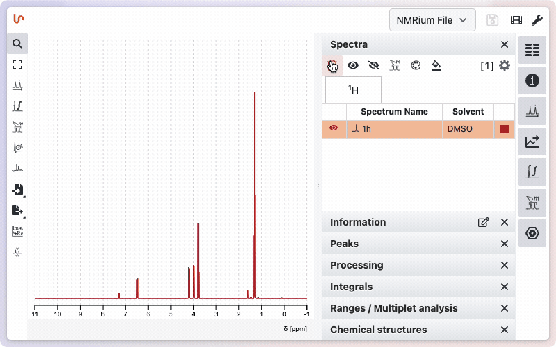 Spectra assignment